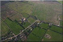 TF4663 : Ridge and furrow fields, Irby in the Marsh: aerial 2017 by Chris