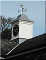 Clock and weather vane, Priory Farm