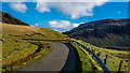 In the hairpins on the B8035