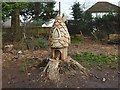 NS3982 : Fairy house in Balloch Park by Lairich Rig