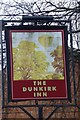 The sign of the Dunkirk Inn