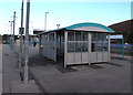 Abercynon railway station shelter