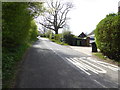 Capel Road passes the entrance to Cowix Farm