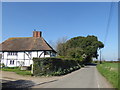 Half-timbered house near Newhouse Farm