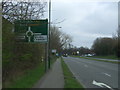 A610 approaching Cinderhill Roundabout