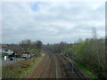 The tramlines from Nottingham to Hucknall and railway from Nottingham to Worksop