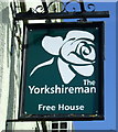 Sign for the Yorkshireman public house