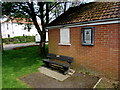 Millennium 2000 Bench on a Burnham-on-Sea corner