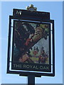 Sign for the Royal Oak, Barton-under-Needwood