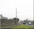 The A2 from the Donaghadee Road junction at Groomsport