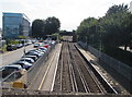 Southwest end of  Southampton Airport (Parkway) railway station