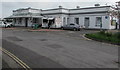 Snack bar outside Bridgwater railway station