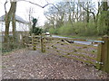 Footpath junction with Vowels Lane