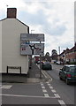 Directions sign on the approach to Cross Rifles Roundabout, Bridgwater