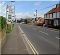 Directions sign facing Chilton Street, Bridgwater