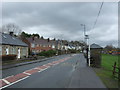 Bus stop and shelter on Kilsyth Road (A803), Queenzieburn