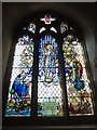 St Dunstan, Mayfield: stained glass window (b)