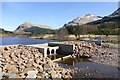 NN2227 : Spillways on intake dam on Lochy Hydro Project by Russel Wills