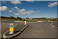 SS5431 : A new roundabout on the B3232 which will serve the Roundswell South retail development by Roger A Smith