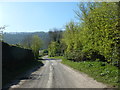 Road leading to Springhead Hill/ Kithurst Hill Car Park