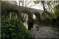 The downstream side of Nymet Bridge on the River Yeo