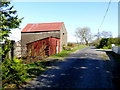 Farm buildings along St Dympnas Road