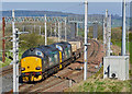 37218 & 37609 passing Eden Valley Goods Loop - April 2017