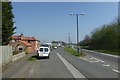 A64 Slip road and industrial park