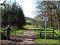 Track at road end close to Forest Lodge