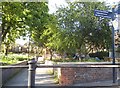 The entrance to St Mary Magdalene Church, Richmond