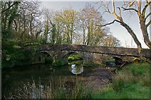 SS7203 : The downstream side of Tuckingmill Bridge on the River Yeo by Roger A Smith