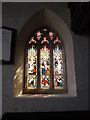 Stained-glass window in St Mary