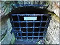 NS3974 : Dumbarton Castle: entrance to the well-house by Lairich Rig