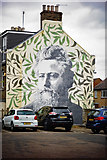 TQ3789 : William Morris mural, Walthamstow by Jim Osley