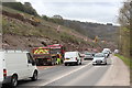 Construction of new carriageway for A465, near Gilwern