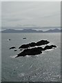 SH3862 : Rocky islets off the tip of Ynys Llanddwyn by Neil Theasby