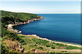 Pwll Hir seen from above