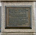 SD7109 : Plaque on the Market Cross (4) by Gerald England