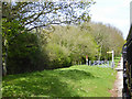 Bridleway crossing over railway