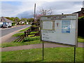 Information board outside Holy Trinity Church, Lydney 