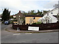 Large street name sign on a Lydney corner