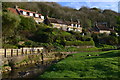 Stream below cottages at Teapot Hill