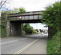 West side of Cowbridge Road railway bridge, Bridgend