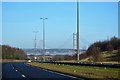 View towards the Humber Bridge, A15