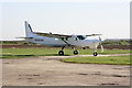 SE9801 : Taxiing Cessna 208-B Grand Caravan at Skydive Hibaldstow by JThomas