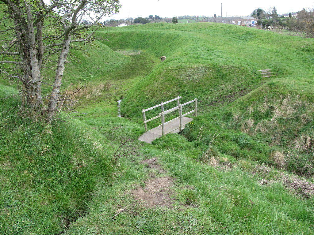 Footbridge across a sheugh in the ditch... © Eric Jones :: Geograph Ireland