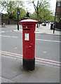 TQ2782 : George V postbox on Park Road, London NW8 by JThomas