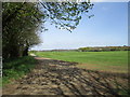 Track to Syresham Fields Farm