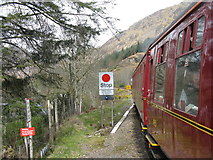 NM8981 : Looking west from Glenfinnan Station by M J Richardson