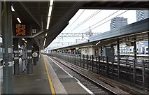 TQ3884 : Platform 5, Stratford Station by N Chadwick